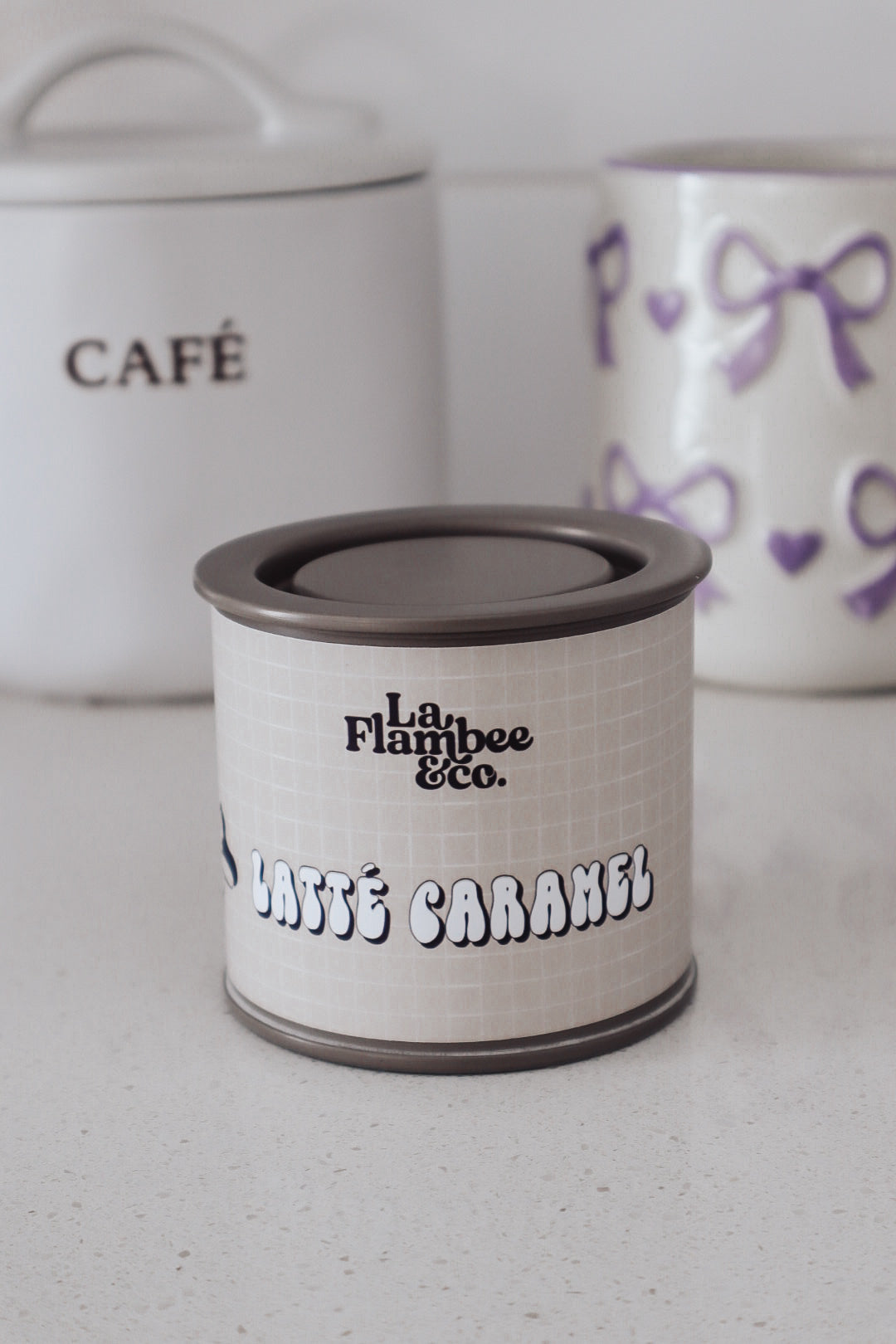 Bougie latte caramel