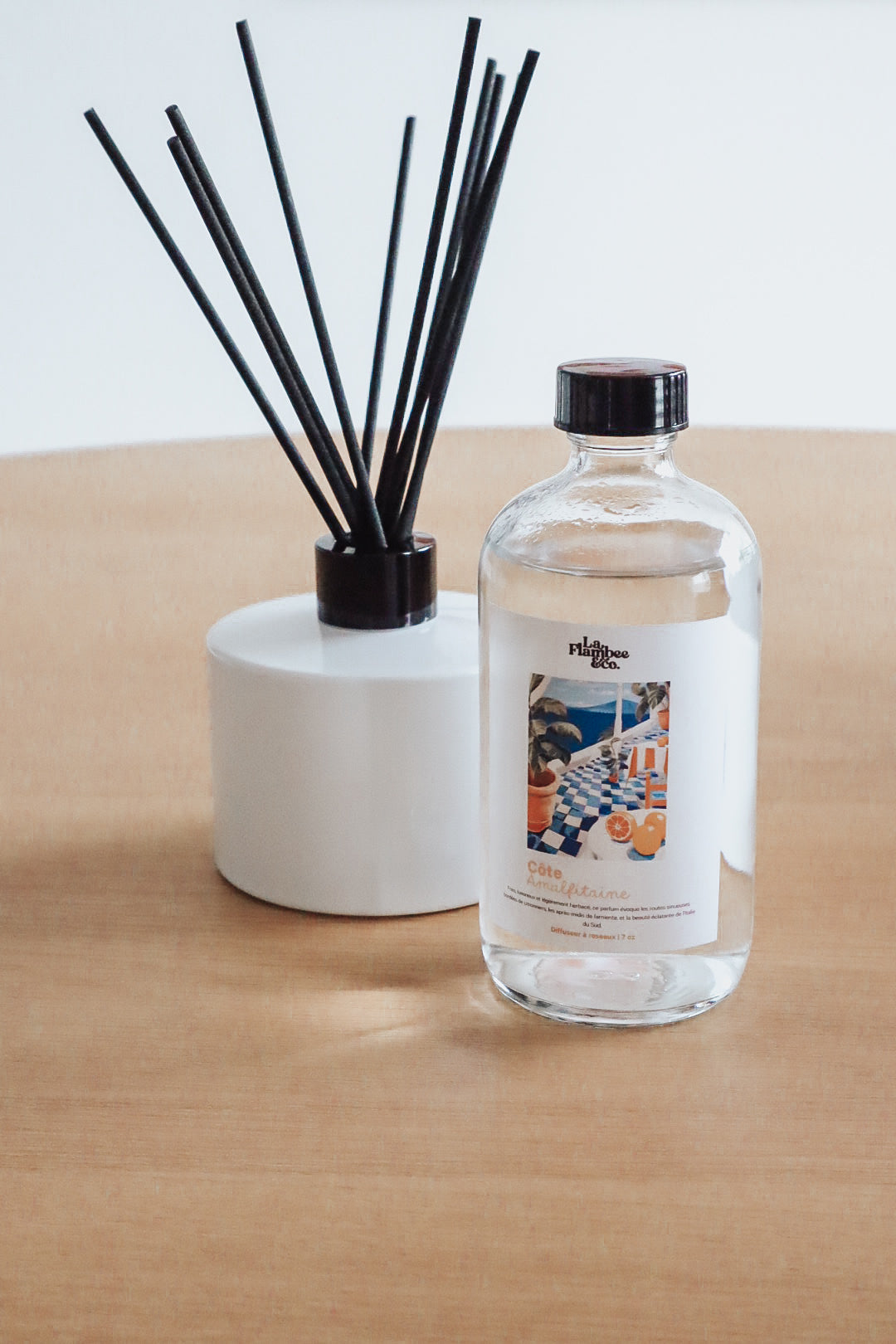 Recharge pour diffuseur à roseaux – Côte Amalfitaine - 7oz
