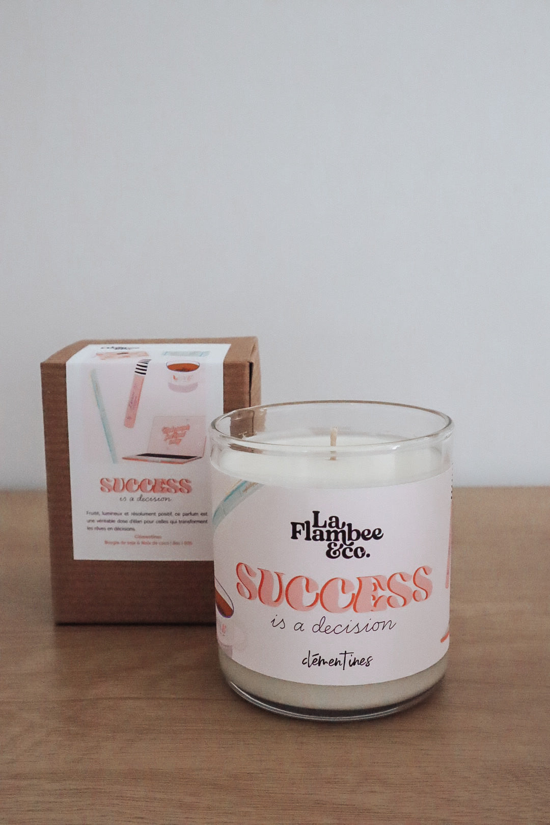 Bougie de soja et noix de coco - Clémentines