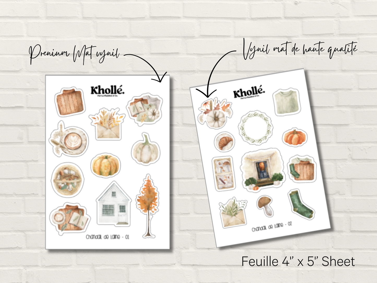 Autocollant chandail de laine