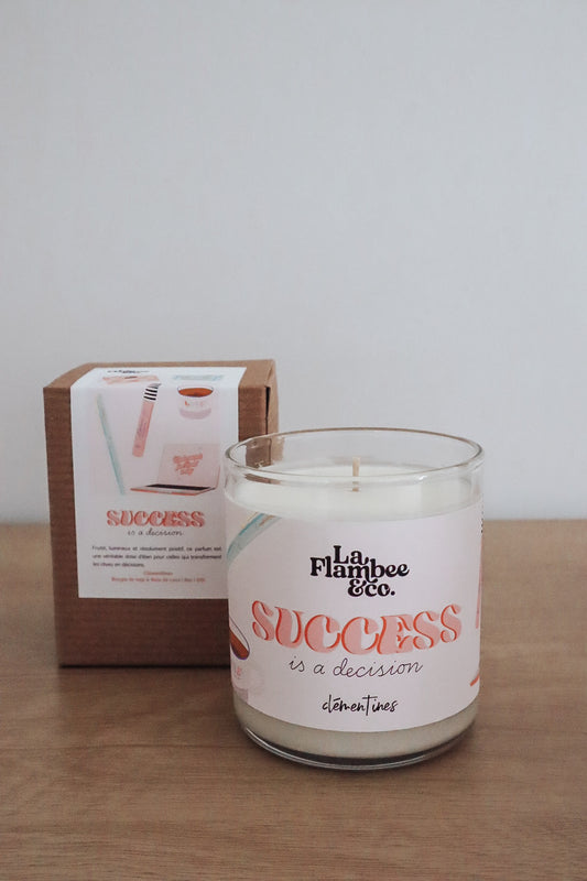 Bougie de soja et noix de coco - Clémentines