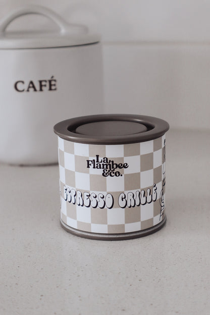 Bougie espresso grillé