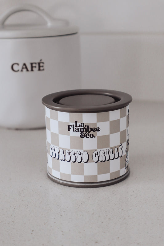 Bougie espresso grillé