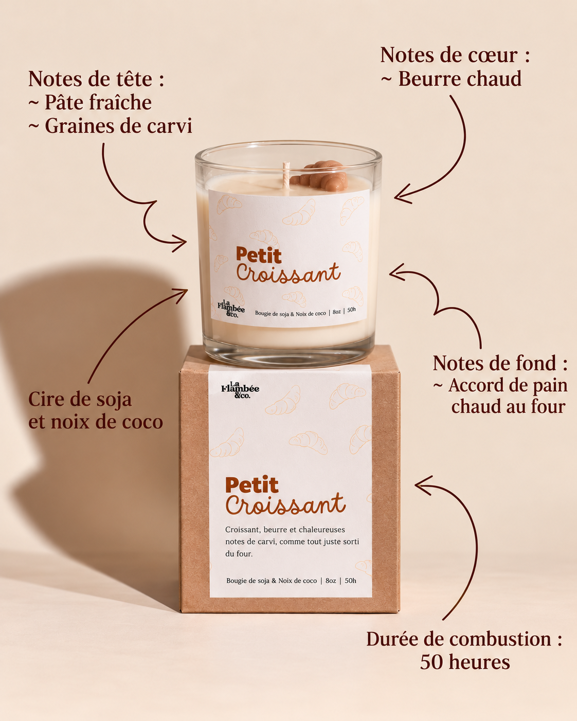 Bougie Petit Croissant