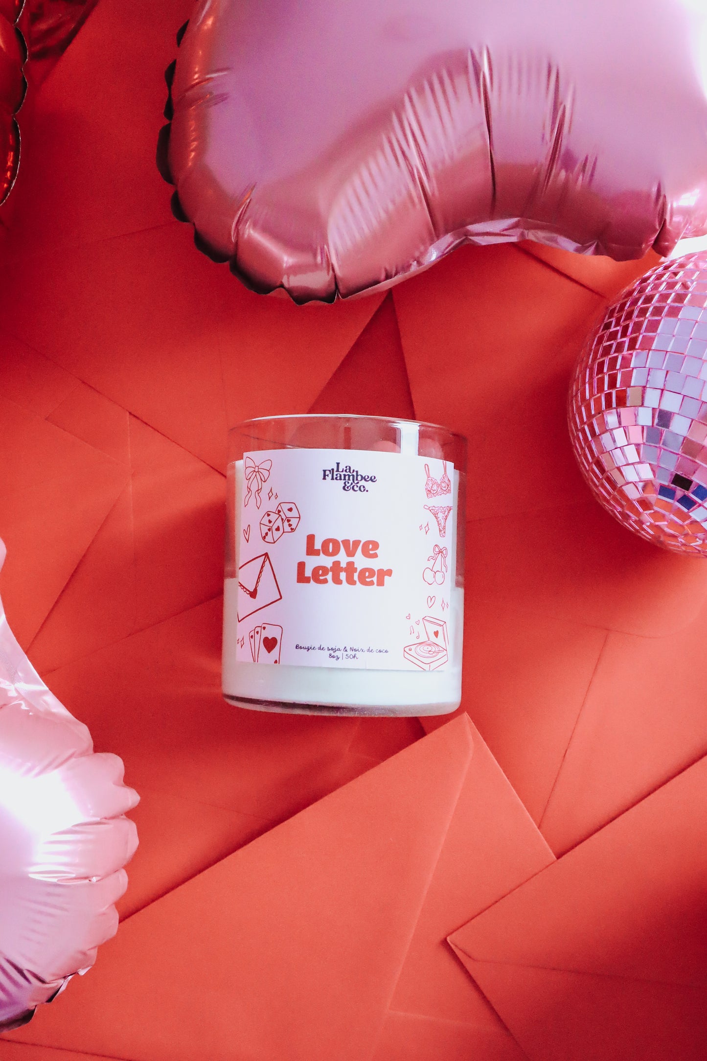 Bougie Love Letter – Édition spéciale Saint-Valentin